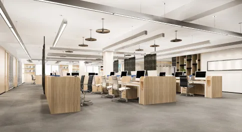 Modern commercial office interior